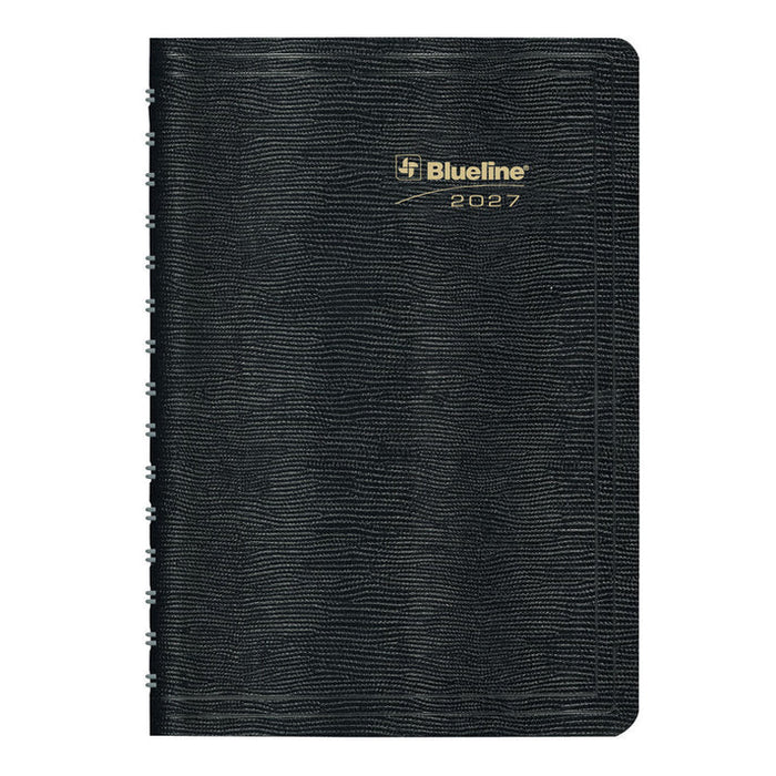 Planner-Weekly, Wire 8X6-1/2 Black, Bilingual  2027 (C1510.81BT-27)