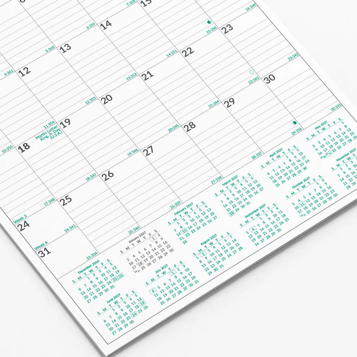 Calendar-Wall Monthly 12X17 Ecologix English 2027 (C171103-27)