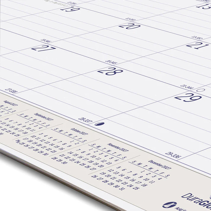 Calendar Pad-Desk, Monthly Duraglobe 22X17 English 2027 (C177227-27)