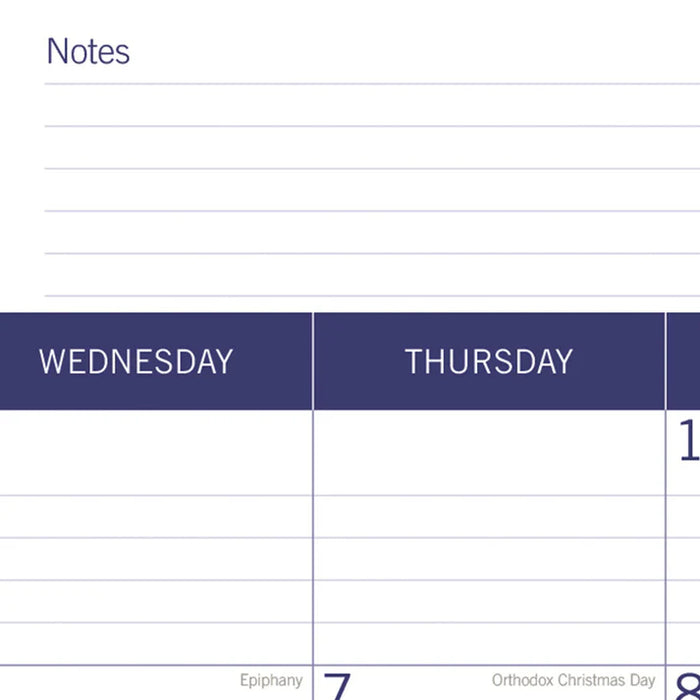Calendar Pad-Desk, Monthly Duraglobe 22X17 English 2027 (C177227-27)