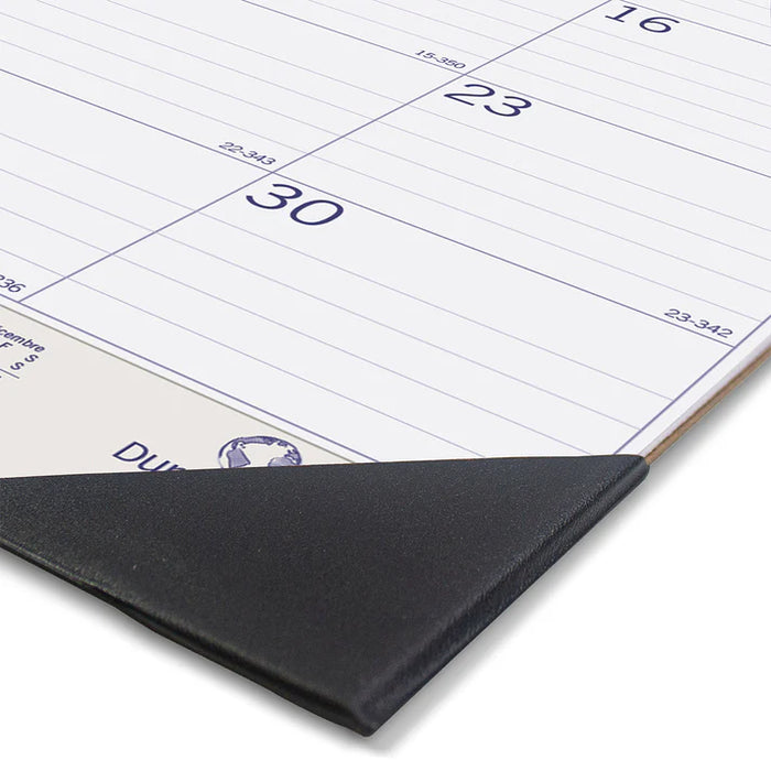 Calendar Pad-Desk, Monthly Duraglobe 22X17 Bilingual  2027 (C177227B-27)