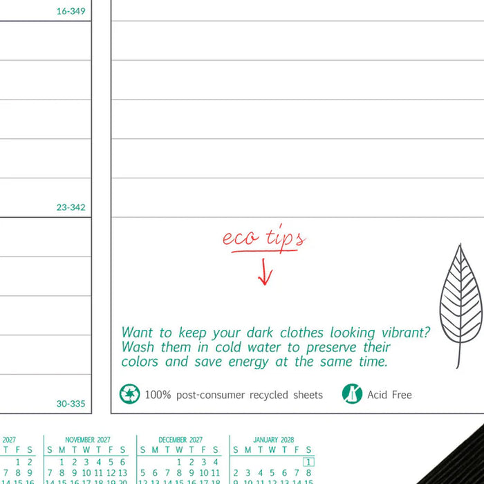 Monthly Desk Pad Calendar, EcoLogix®, English, 2027 (C177437-27)
