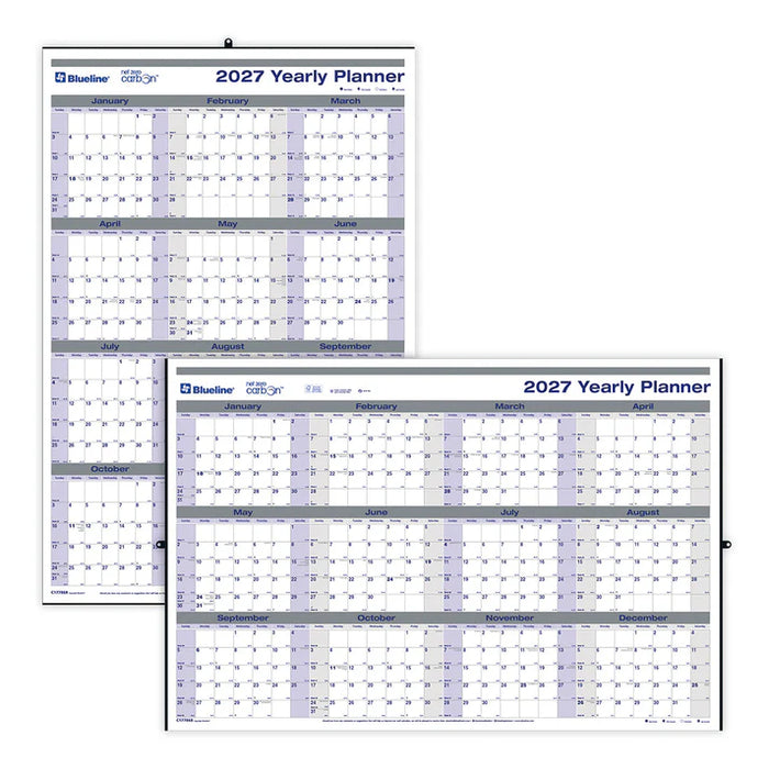 Planner-Wall, Yearly 24X36 Net Zero Carbon Laminated 2027 (C177868-27)
