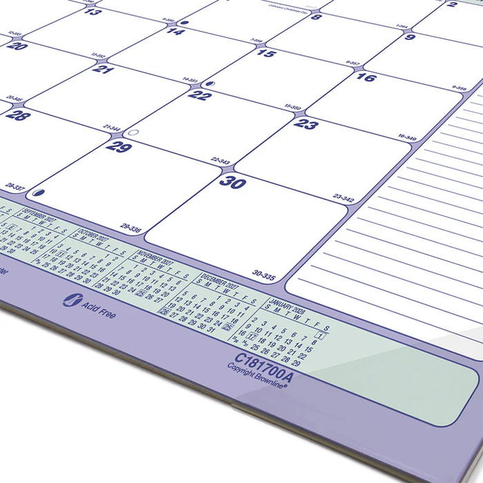 Calendar Pad-Desk Magnetic Monthly 17-3/4X10-7/8, Eng. 2027 (C181700A-27)