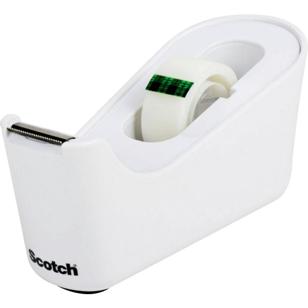 Tape Dispenser-Scotch, White