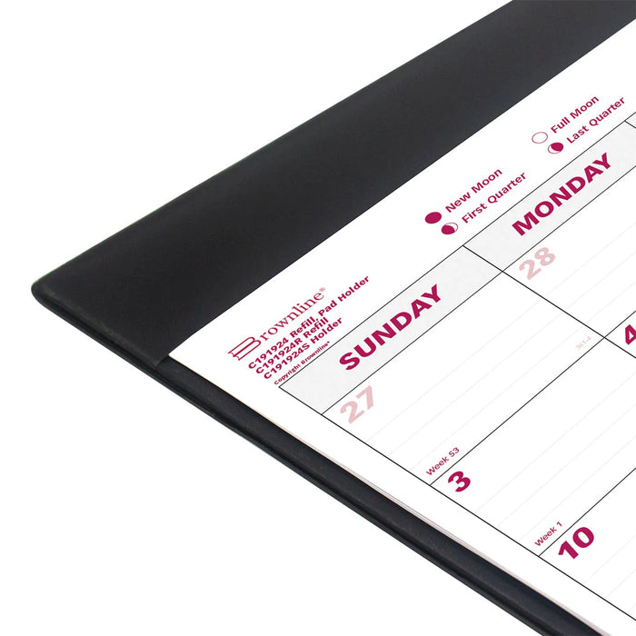 Calendar Pad/Holder-Desk, Monthly 24-1/4X19-1/8 English 2027 (C191924-27)