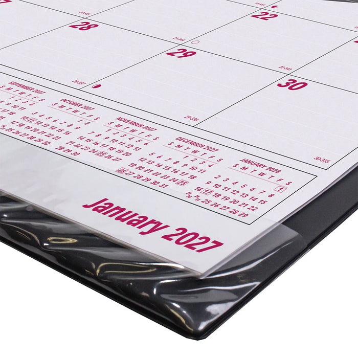 Calendar Pad/Holder-Desk, Monthly 24-1/4X19-1/8 English 2027 (C191924-27)