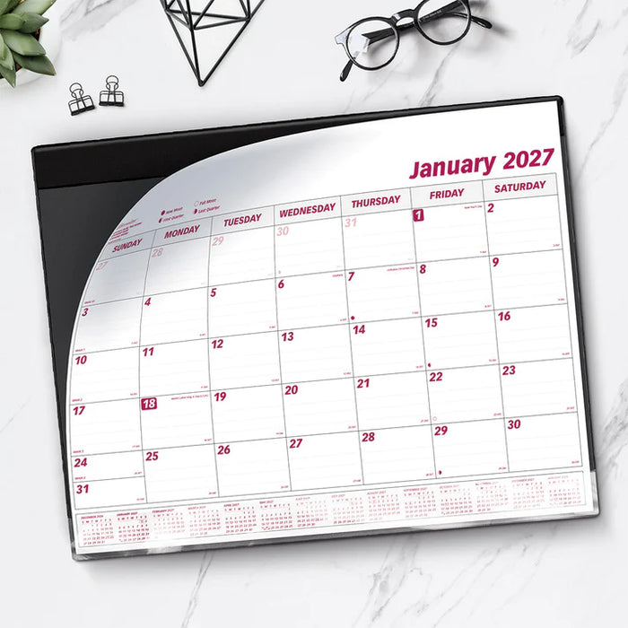 Calendar Pad Refill-Desk, Monthly 23-1/2X18-3/8 English 2027 (C191924R-27)