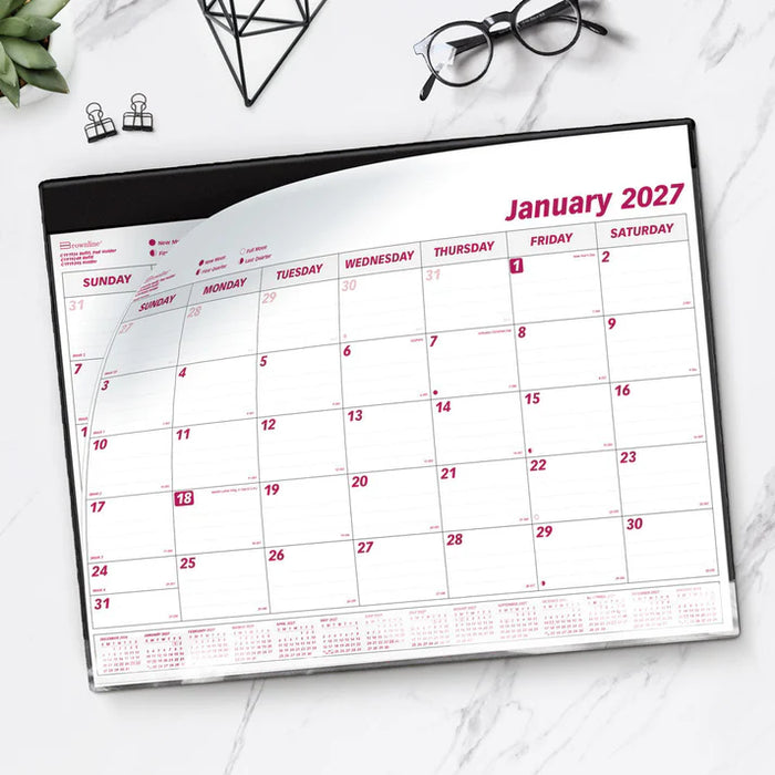 Calendar Pad Refill-Desk, Monthly 23-1/2X18-3/8 English 2027 (C191924R-27)
