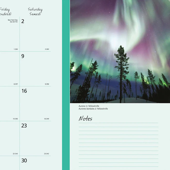 Calendar Pad-Desk Monthly 22X17 Canadian Provinces 2027 (C192118-27)