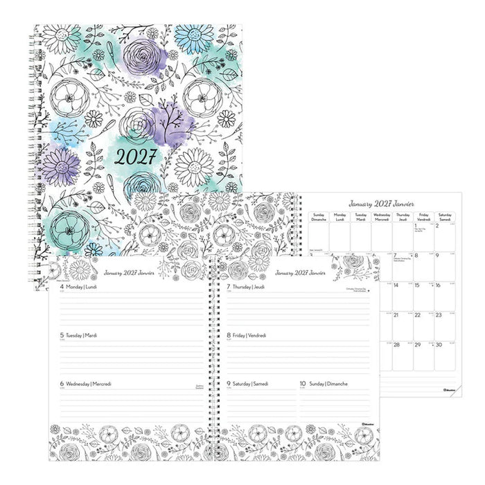 Planner-Weekly/Monthly 11X8-1/2 Doodleplan 2027 (C2911B.01-27)