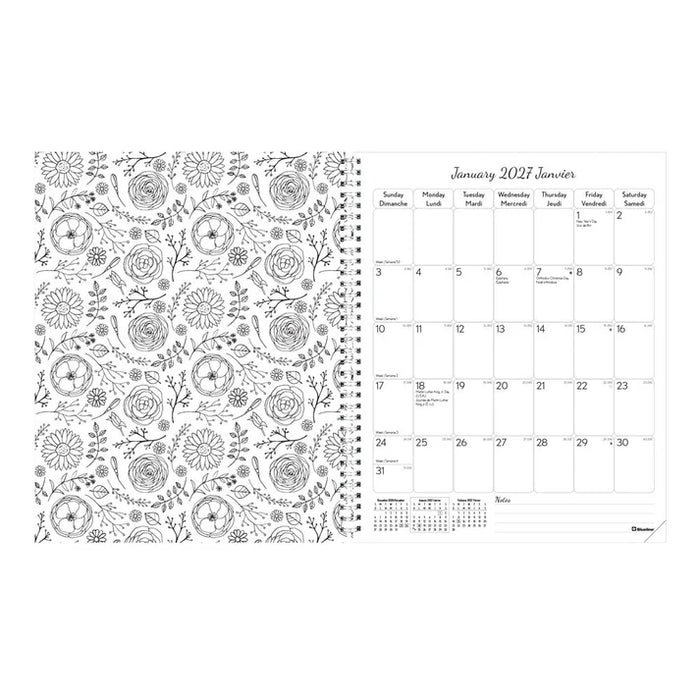 Planner-Weekly/Monthly 11X8-1/2 Doodleplan 2027 (C2911B.01-27)