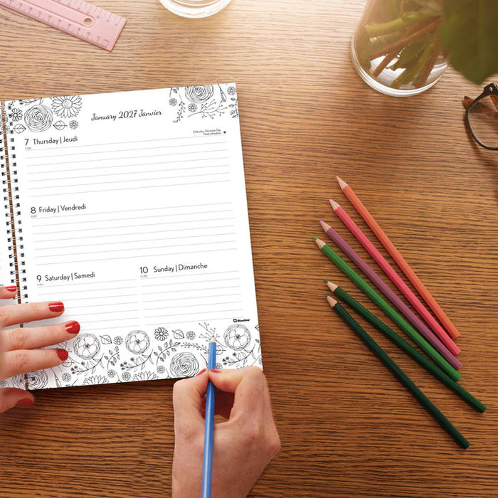 Planner-Weekly/Monthly 11X8-1/2 Doodleplan 2027 (C2911B.01-27)