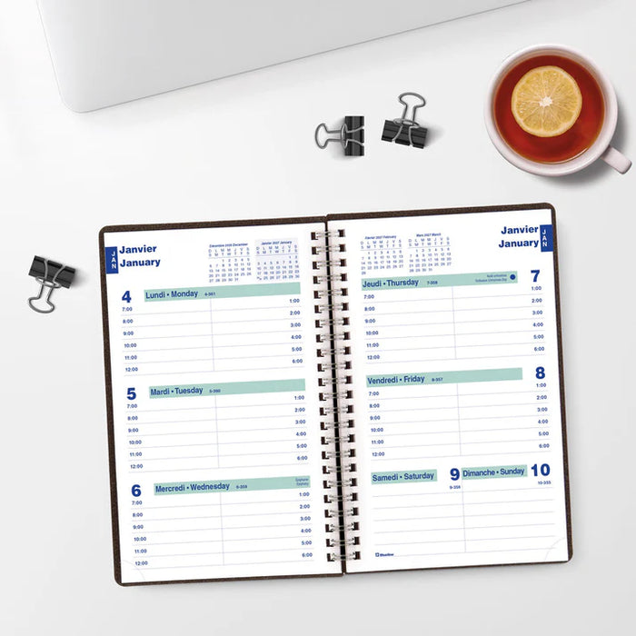 DuraFlex Weekly Appointment Book, 2027, Bilingual (C5075V.81BT-27)