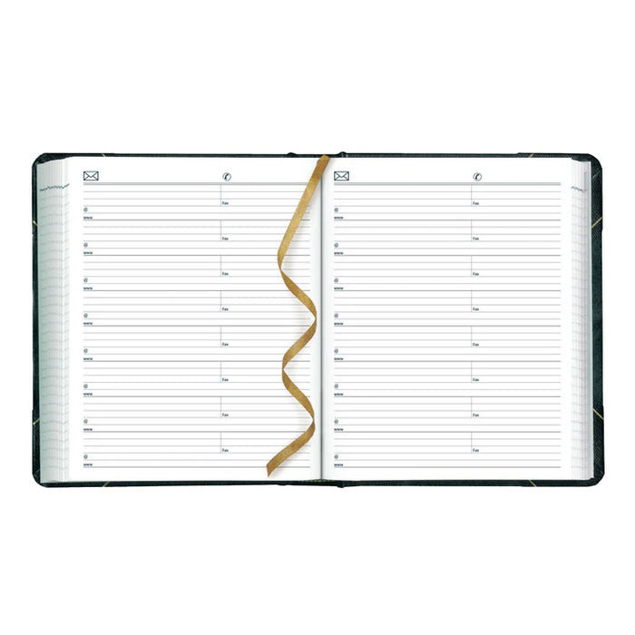 Brownline 2027 Planner-Daily, Hard 8-1/8X6-9/16 1/2 Hour Green English (C517F-27)