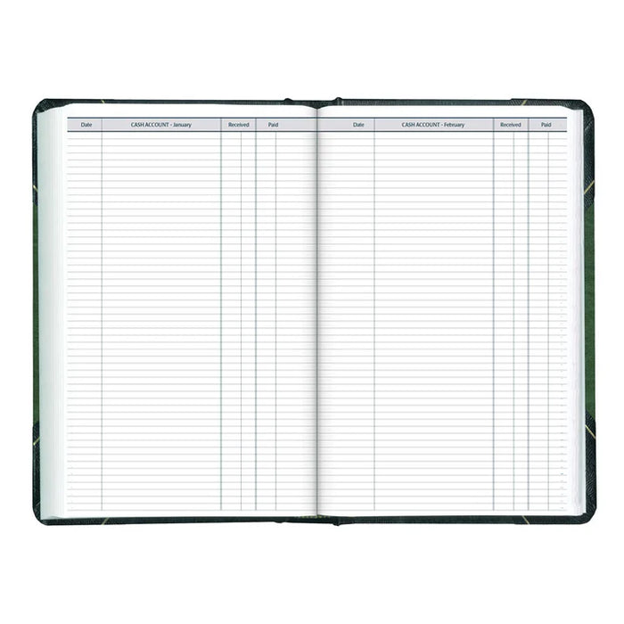 Brownline Planner-Daily, Hard 13-3/8X8" 1/2 Hour Green Bilingual 2027 (C530F-27)