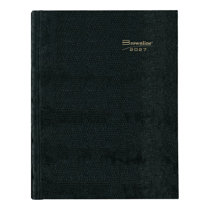 Planner-Daily, Hard 10X7-7/8 Cash Black, English 2027 (C550.BLK-27)
