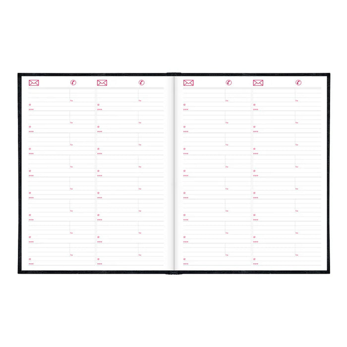Planner-Daily, Hard 10X7-7/8 Cash Black, English 2027 (C550.BLK-27)