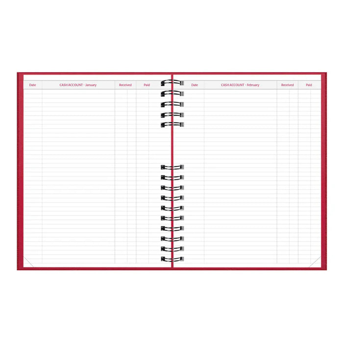 Planner-Daily, Coilpro 10X7-7/8 Red, English 2027 (C550C.RED-27)
