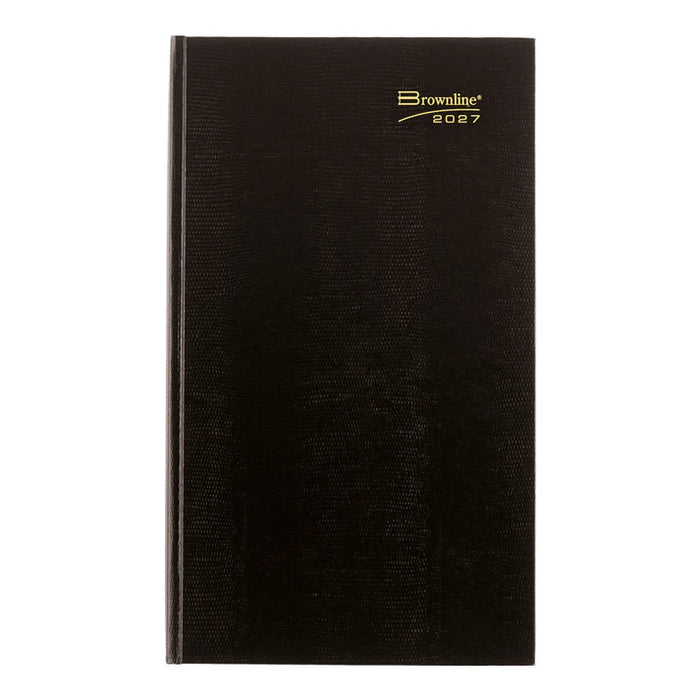 Planner-Daily, Hard 13-3/8X7-7/8 Cash Black, English 2027 (C551.BLK-27)