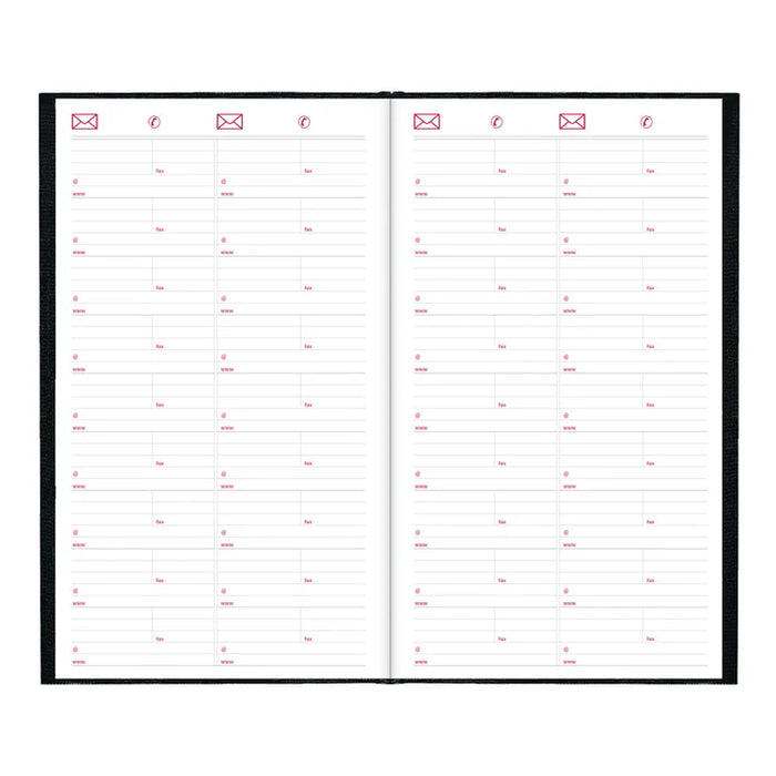 Planner-Daily, Hard 13-3/8X7-7/8 Cash Black, English 2027 (C551.BLK-27)