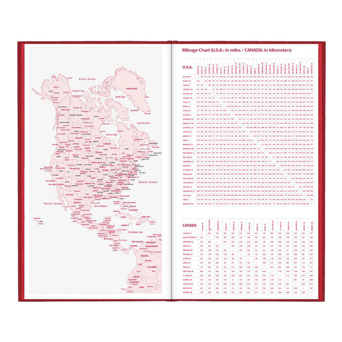 Planner-Daily, Hard 13-3/8X7-7/8 Cash Red, English 2027 (C551.RED-27)