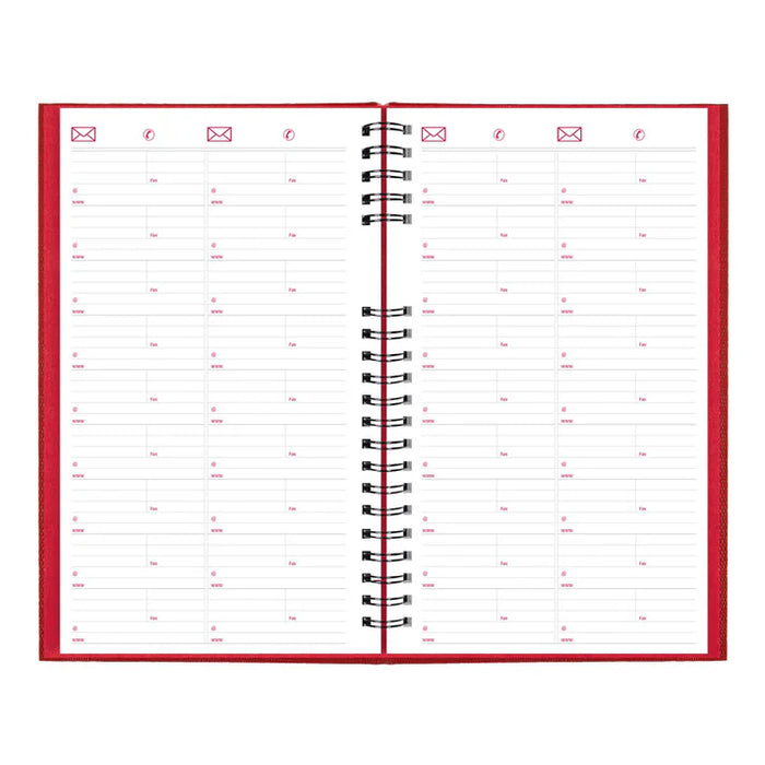 Planner-Daily, Coilpro 13-3/8X7-7/8 Cash Red, English 2027 (C551C.RED-27)