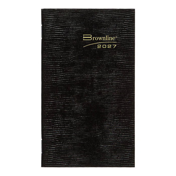 Planner-2 Week, Stitched 6X3-1/2 Black, English 2027 (C5626.81Z-27)