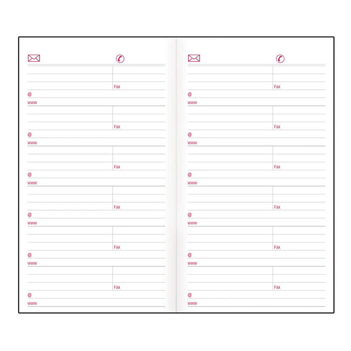 Planner-2 Week, Stitched 6X3-1/2 Black, English 2027 (C5626.81Z-27)