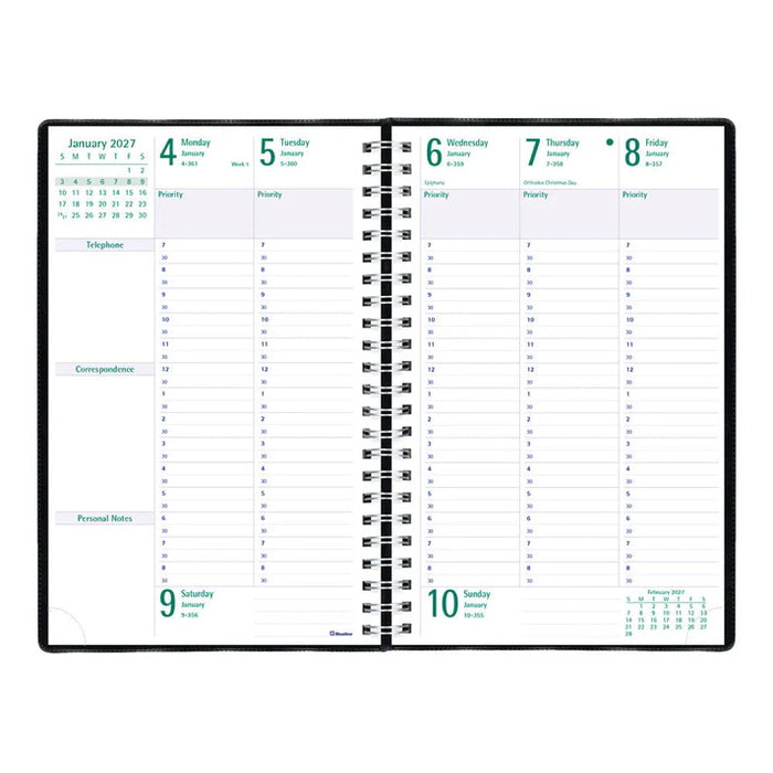 Timanager® Weekly/Monthly Appointment Book, 2027, English, 13 Months (C5910.81-27)