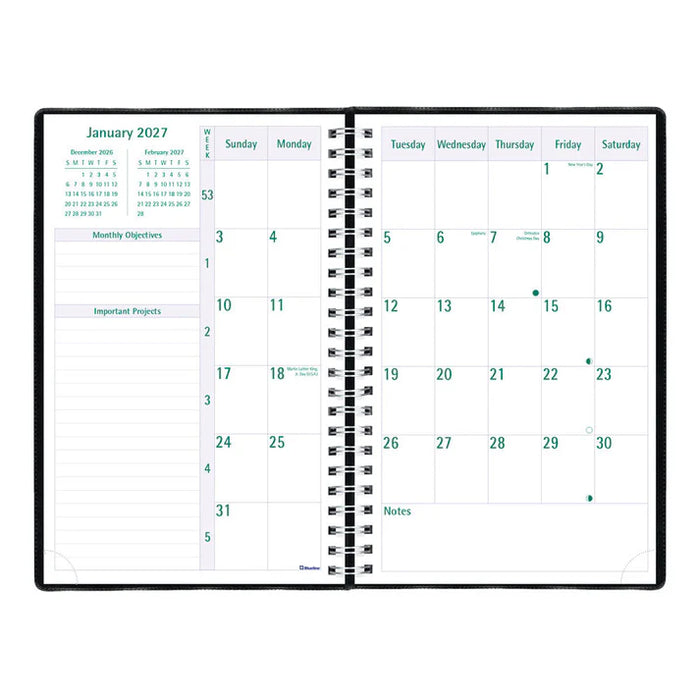 Timanager® Weekly/Monthly Appointment Book, 2027, English, 13 Months (C5910.81-27)