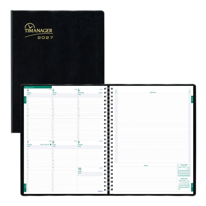 Timanager® Weekly/Monthly Appointment Book, 2027, English, 13 Months (C5933.81T-27)