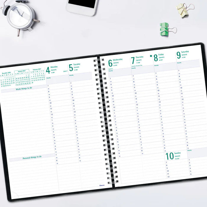 Timanager® Weekly/Monthly Appointment Book, 2027, English, 13 Months (C5940.81T-27)