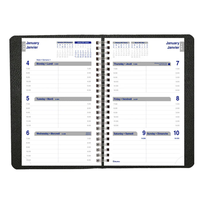 Net Zero Carbon™ Weekly Appointment Book, 2027, Bilingual (C815.81BT-27)