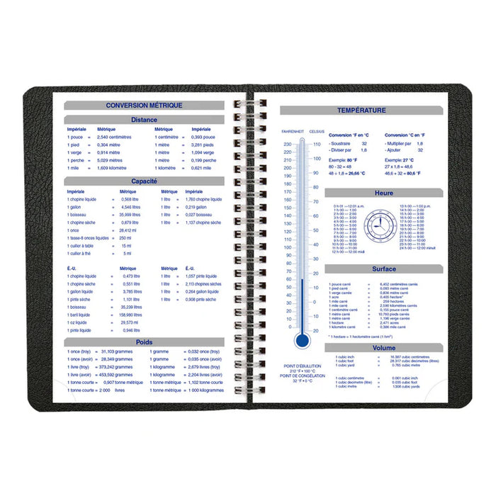 Net Zero Carbon™ Weekly Appointment Book, 2027, Bilingual (C815.81BT-27)
