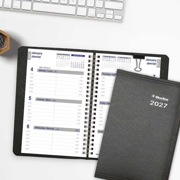 Net Zero Carbon™ Weekly Appointment Book, 2027, Bilingual (C815.81BT-27)
