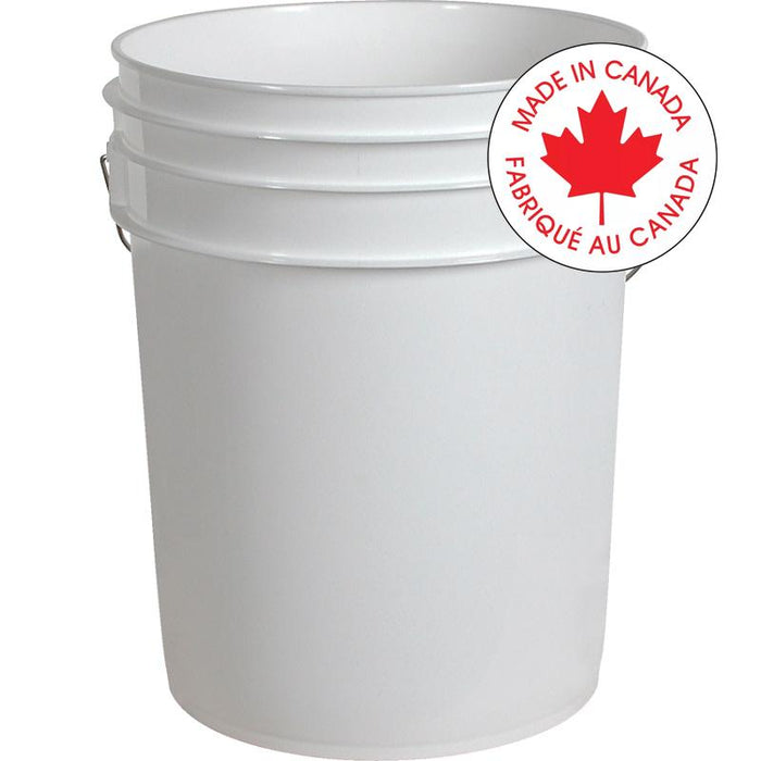 Bucket-General Purpose Pail, Plastic 20L, Steel Handle