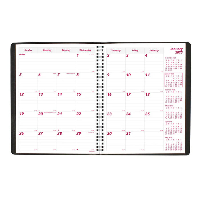 Essential Monthly Planner, 2027, English, 14 Months (CB1262.BLK-27)