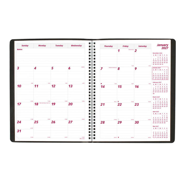 Essential Monthly Planner, 2027, English, 14 Months (CB1262.BLK-27)