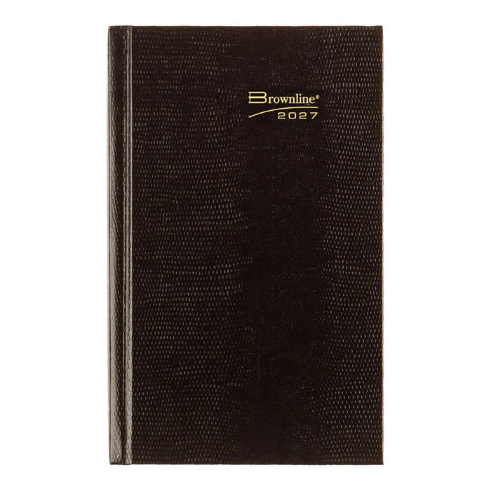 Traditional Daily/Monthly Appointment Book, 2027, English, Black (CB634.BLK-27)