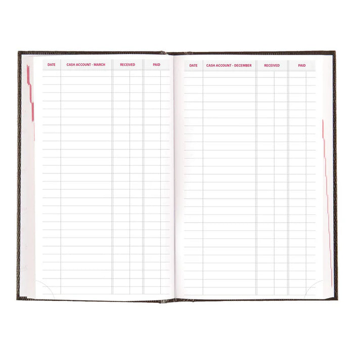 Traditional Daily/Monthly Appointment Book, 2027, English, Black (CB634.BLK-27)