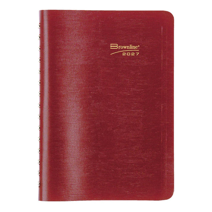 Essential Daily/Monthly Appointment Book, 2027, English RED (CB634W.RED-27)