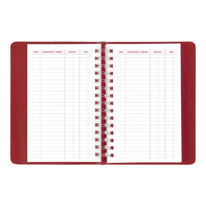 Essential Daily/Monthly Appointment Book, 2027, English RED (CB634W.RED-27)