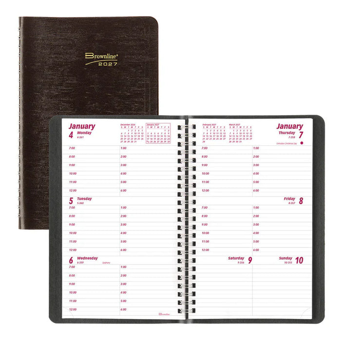 Essential Weekly Appointment Book, 2027, English, Black (CB75.BLK-27)