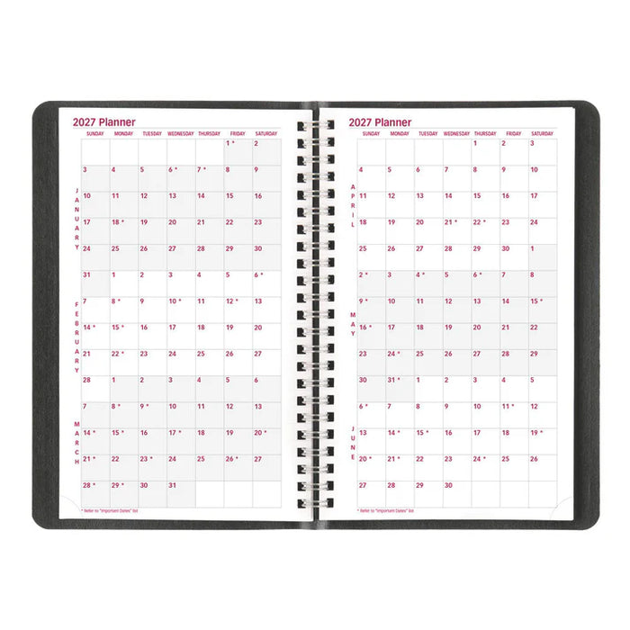 Essential Weekly Appointment Book, 2027, English, Black (CB75.BLK-27)