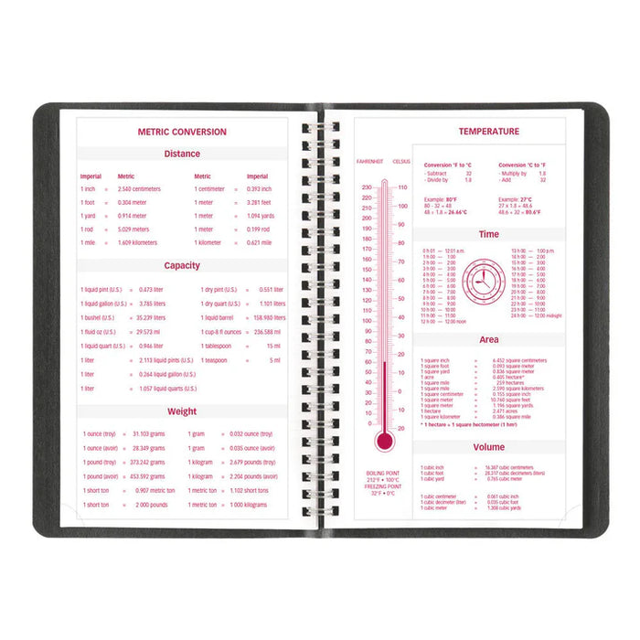 Essential Weekly Appointment Book, 2027, English, Black (CB75.BLK-27)