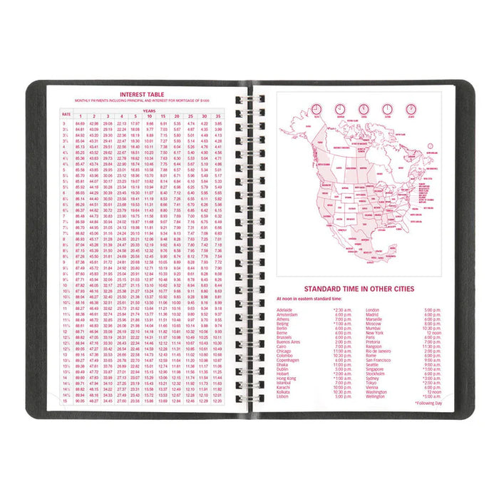 Essential Weekly Appointment Book, 2027, English, Black (CB75.BLK-27)