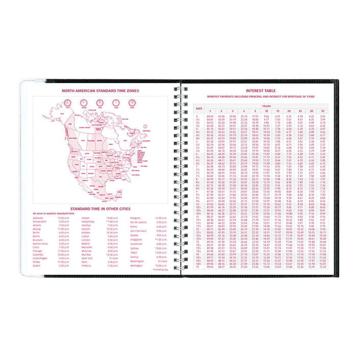 Pre-Vu Weekly Appointment Book, 2027, English, Black (CB920.BLK-27)