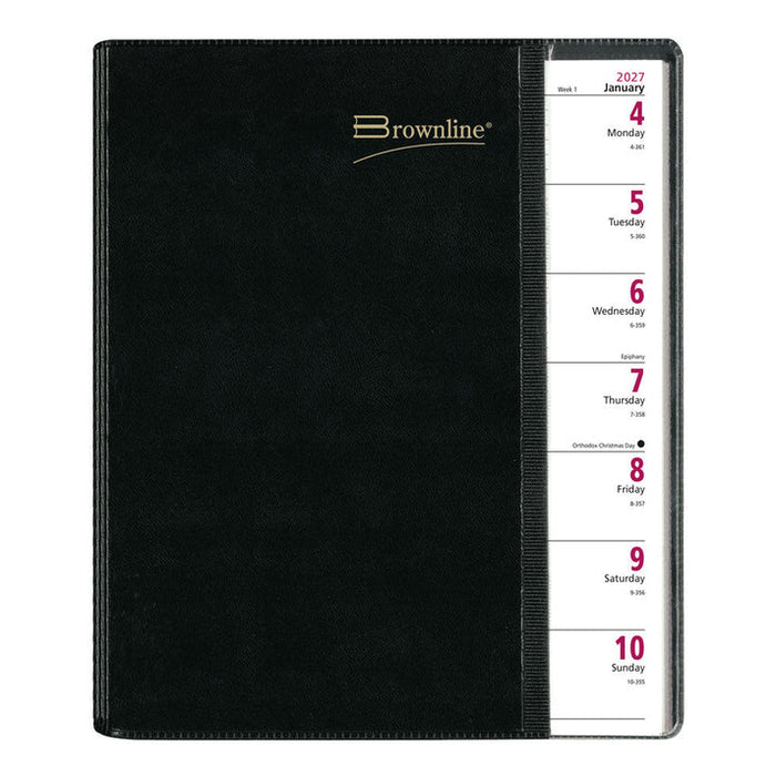 Pre-Vu Weekly Appointment Book, 2027, English, Black (CB925.BLK-27)