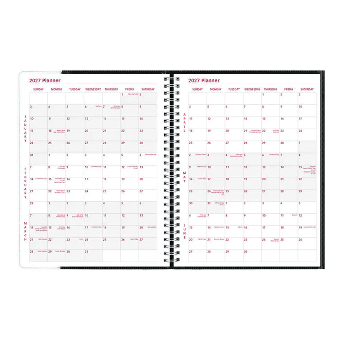Pre-Vu Weekly Appointment Book, 2027, English, Black (CB925.BLK-27)